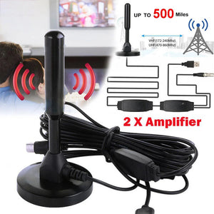 📡 Antena Digital HD 300+ Millas | TV Gratis en Alta Definición, Sin Cables ni Contratos