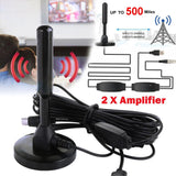 📡 Antena Digital HD 300+ Millas | TV Gratis en Alta Definición, Sin Cables ni Contratos