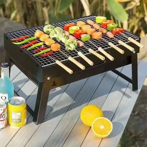 🍖 Parrilla Plegable Portátil | Asados Donde Quieras, Cuando Quieras