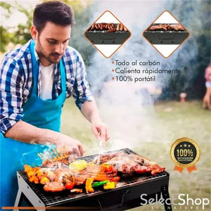 🍖 Parrilla Plegable Portátil | Asados Donde Quieras, Cuando Quieras