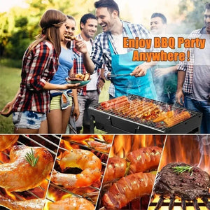🍖 Parrilla Plegable Portátil | Asados Donde Quieras, Cuando Quieras